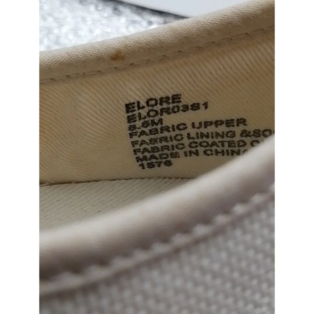 Steve Madden Sneaker Womens Elore White 8.5 Platform Walking Shoes Comfort